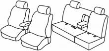 presvlake za sjedala za Nissan Navara 3, 2005>2015 - D40
