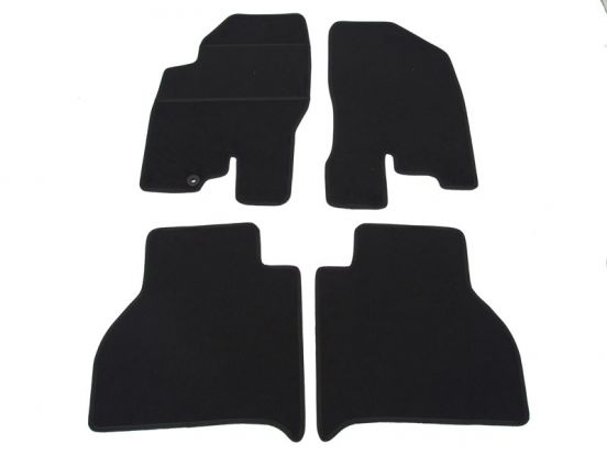 interior textile mats compatible for Nissan Navara (D40) double cabin, 2005>2015