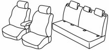 presvlake za sjedala za Nissan Note, 2004>2013 - E11