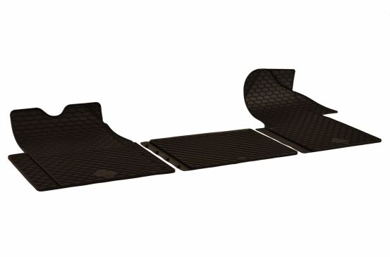 rubber mat compatible for Opel Movano, 1999>2020 / Renault Master, 1997>2010, 2010> / Nissan NV400, 2011>2021 / Nissan Interstar, 2022>2024 - 1st row