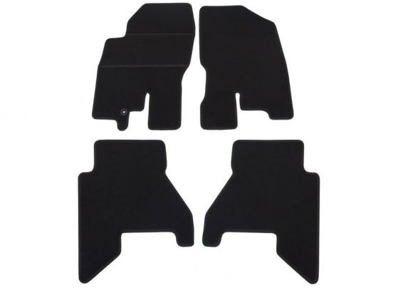 interior textile mats compatible for Nissan Pathfinder (R51), 2005>2013, 2 rows