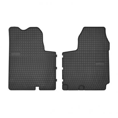 rubber mat compatible for Opel Vivaro, 2001>2014 / Renault Trafic, 2001>2014 / Nissan Primastar, 2006>2016 - 1st row