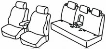 presvlake za sjedala za Nissan Pulsar, 2014>2018 - 5 vrata