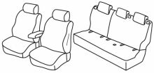 seat covers for Nissan Qashqai, 2013>2021 - Visia - 5 door