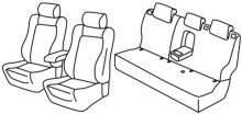 presvlake za sjedala za Nissan Qashqai, 2017>2021 - N-connecta - 5 vrata