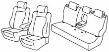 presvlake za sjedala za Nissan Qashqai, 2021> - Acenta - 5 vrata