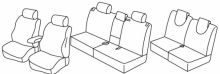 presvlake za sjedala za Nissan X-Trail, 2014>2022 - T32 - 5 vrata
