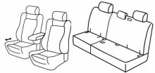presvlake za sjedala za Opel Antara, 2006>2017 - Cosmo