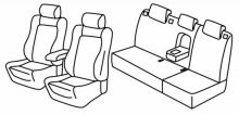 seat covers for Opel Astra J, 2009>2015 - Sport Tourer - 5 door