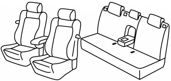 seat covers compatible for Opel Astra J, 2009>2015 - GTC - 3 door