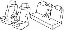 seat covers for Opel Astra J, 2009>2015 - GTC - 5 door
