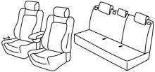 seat covers for Opel Astra J, 2013>2018 - Sport Tourer, facelift - 5 door