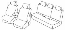 presvlake za sjedala za Opel Astra K, 2015>2021 - HB, Sports Tourer - 5 vrata