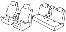 presvlake za sjedala za Opel Astra L, 2022> - 5 vrata