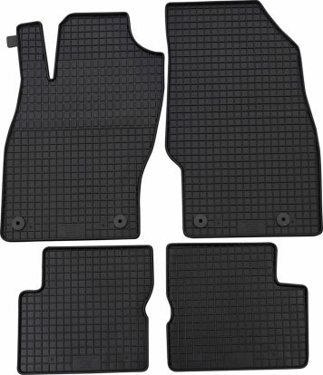 rubber mat compatible for Opel Corsa D from 10/2006-11/2014