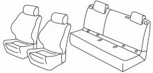 seat covers for Opel Corsa E, 2015>2019 - 5 door