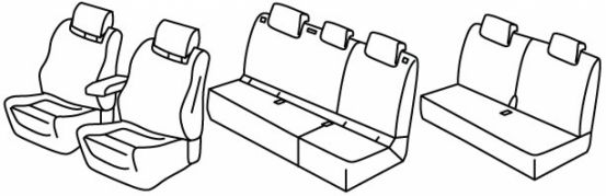 seat covers compatible for Opel Frontera, 2024> - 5 door