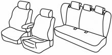 presvlake za sjedala za Opel Insignia A, 2013>2017 - 4 vrata