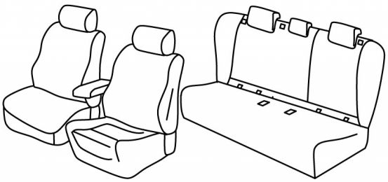 seat covers compatible for Opel Insignia B, 2017> - Sports Tourer - 5 door