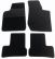 interior textile mats compatible for Opel Kadet E, 1984>1991-1