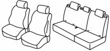 seat covers for Opel Karl, 2015> - 5 door