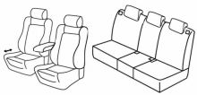 presvlake za sjedala za Opel Meriva, 2010>2014 - ARG - 5 vrata