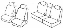 seat covers for Opel Meriva B, 2014> - facelift - 5 door