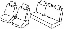 presvlake za sjedala za Opel Mokka, 2021> - GS line - 5 vrata