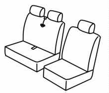 presvlake za sjedala za Opel Vivaro, 2001>2014