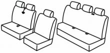 seat covers for Opel Vivaro, 2001>2014