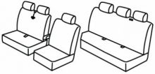 seat covers for Opel Vivaro, 2001>2014