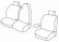 seat covers compatible for Renault Trafic/ Opel Vivaro, 2014>-1