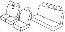 seat covers for Renault Trafic/ Opel Vivaro, 2014>