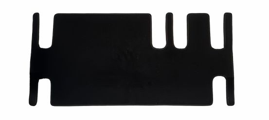 interior textile mats compatible for Opel Vivaro, 2019>, 8+1, only 3rd row (3rd row = 1+2)