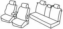 seat covers for Opel Zafira, 2005>2011