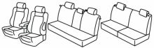 seat covers for Opel Zafira, 2005>2011 - Sport