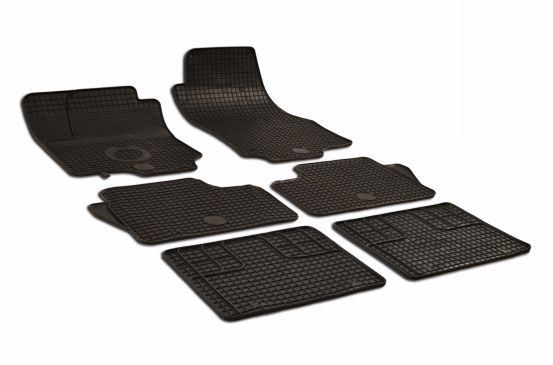 rubber mat compatible for Opel Zafira B, 2005>2011 - 3 rows