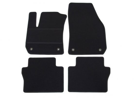 interior textile mats compatible for Opel Zafira B, 2005>2014, 2 rows