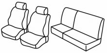 presvlake za sjedala za Peugeot 106, 1995>2001 - 5 vrata