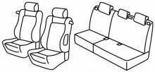 presvlake za sjedala za Peugeot 207, 2006>2015 - 3 vrata
