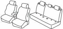 seat covers for Peugeot 208 / 2008 / e-208, 2019> / 2020> - 5 door