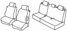 seat covers for Peugeot 307, 2006>2008 - facelift - 3 door