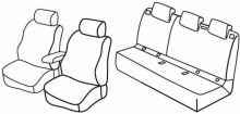 presvlake za sjedala za Peugeot 308, 2013> - HB, SW - 5 vrata