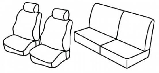 seat covers compatible for Peugeot 309, 1985>1989