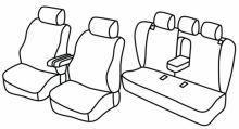 presvlake za sjedala za Peugeot 406, 1995>1998 - 5 vrata
