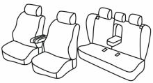 presvlake za sjedala za Peugeot 406, 1999>2000 - facelift 1999 - 5 vrata