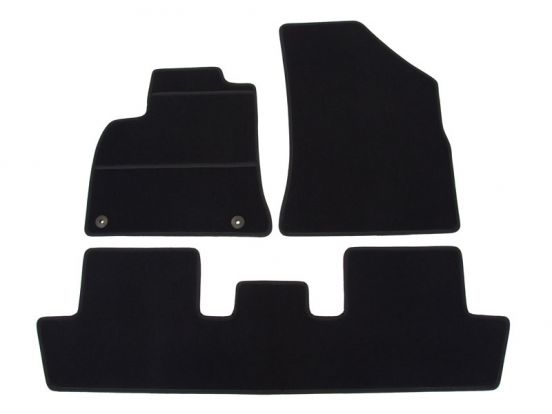 tekstilni tepih za unutrašnjost odgovara za Peugeot 5008, 2010>2017, 2 reda