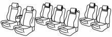 presvlake za sjedala za Peugeot 5008, 2017>2024 - 5 vrata