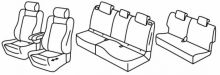 presvlake za sjedala za Peugeot 5008, 2024> - Hybrid - 5 vrata