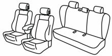 presvlake za sjedala za Peugeot 508, 2010>2018 - 5 vrata